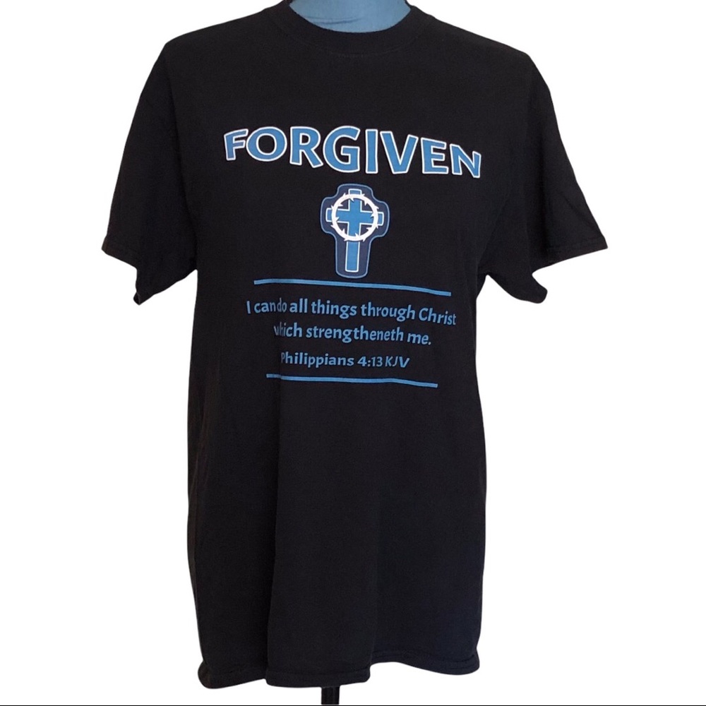 FORGIVEN M Philippians 4:13 KJV JESUS Cross Bible